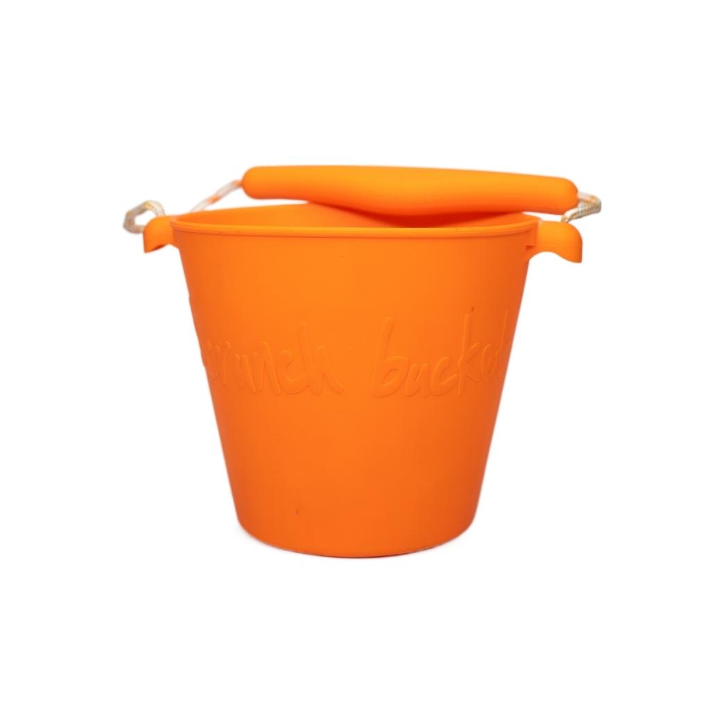Silicone Bucket Orange ,دلو سيليكون برتقالي