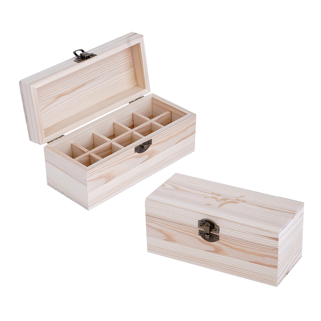 10 Grid Wooden Box , صندوق خشبي