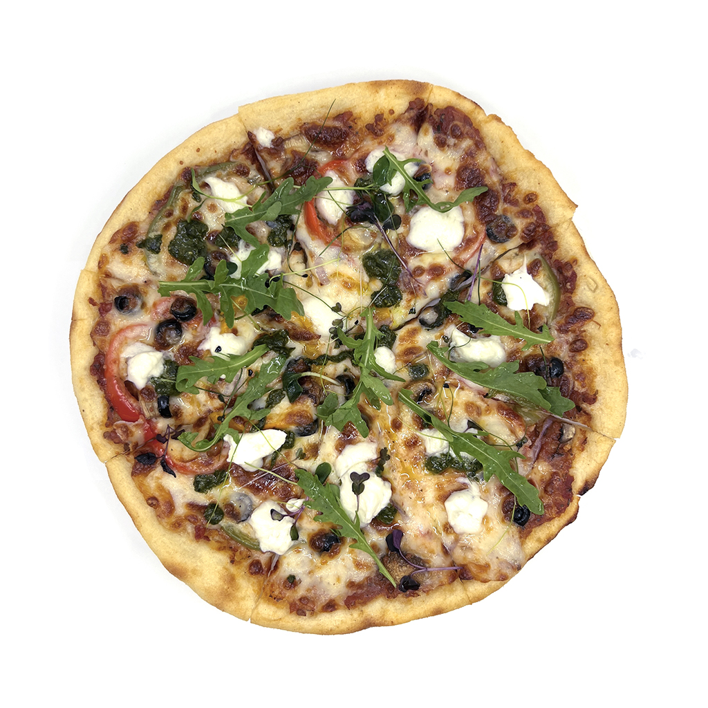 Vegetable Pizza (GF) ,بيتزا خضار خالي من الغلوتين
