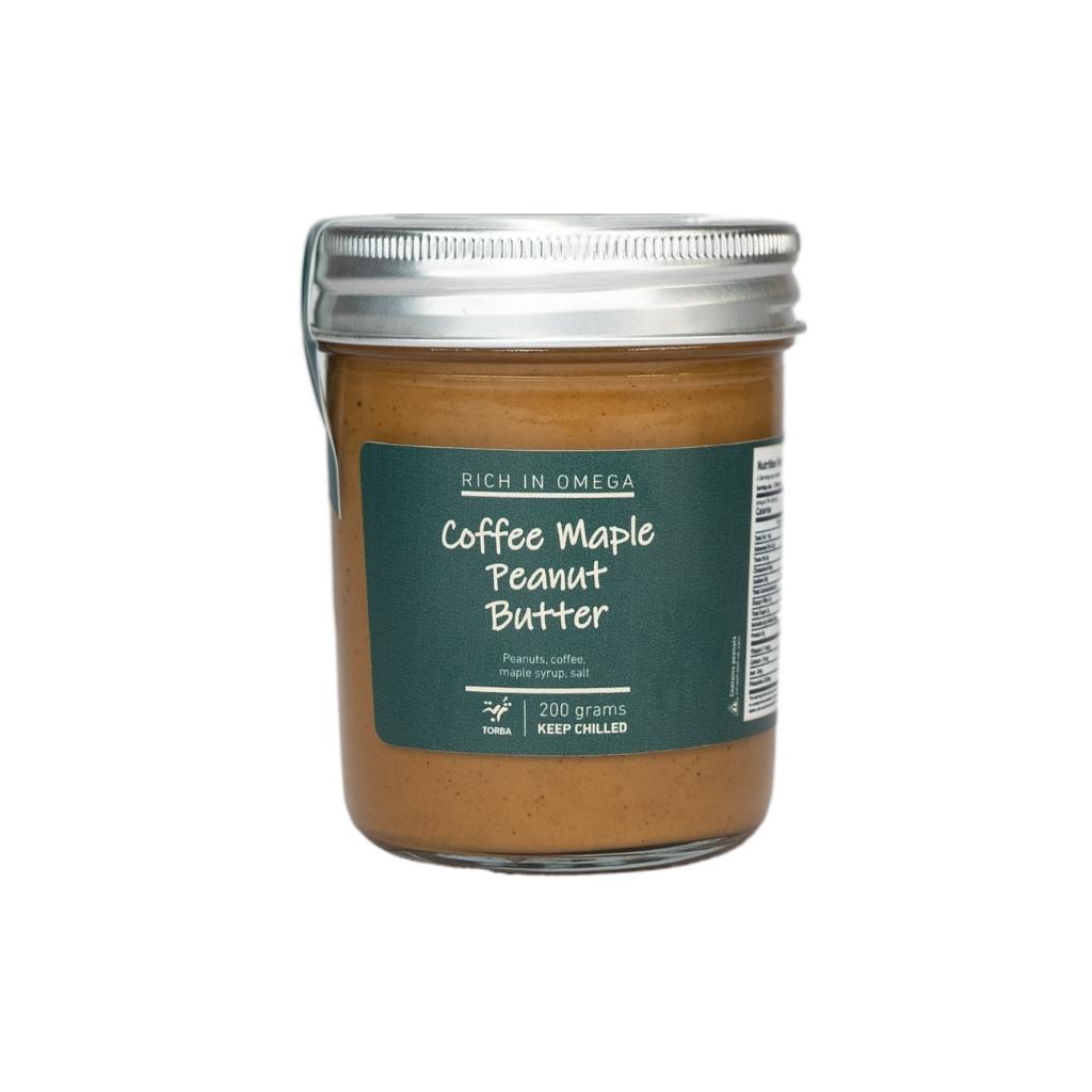 Maple Peanut Butter ,ازبدة الفول السوداني بشراب القيقب والقهوة
